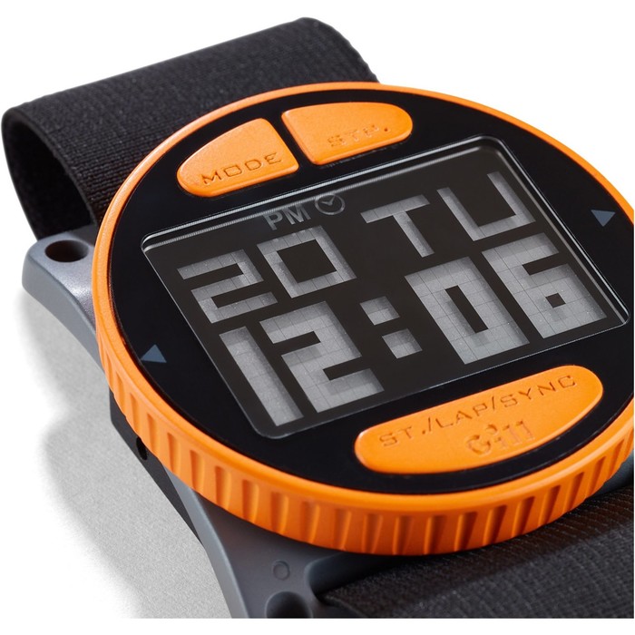 2024 Gill Stealth Timer Sailing Watch W016 - Black / Orange